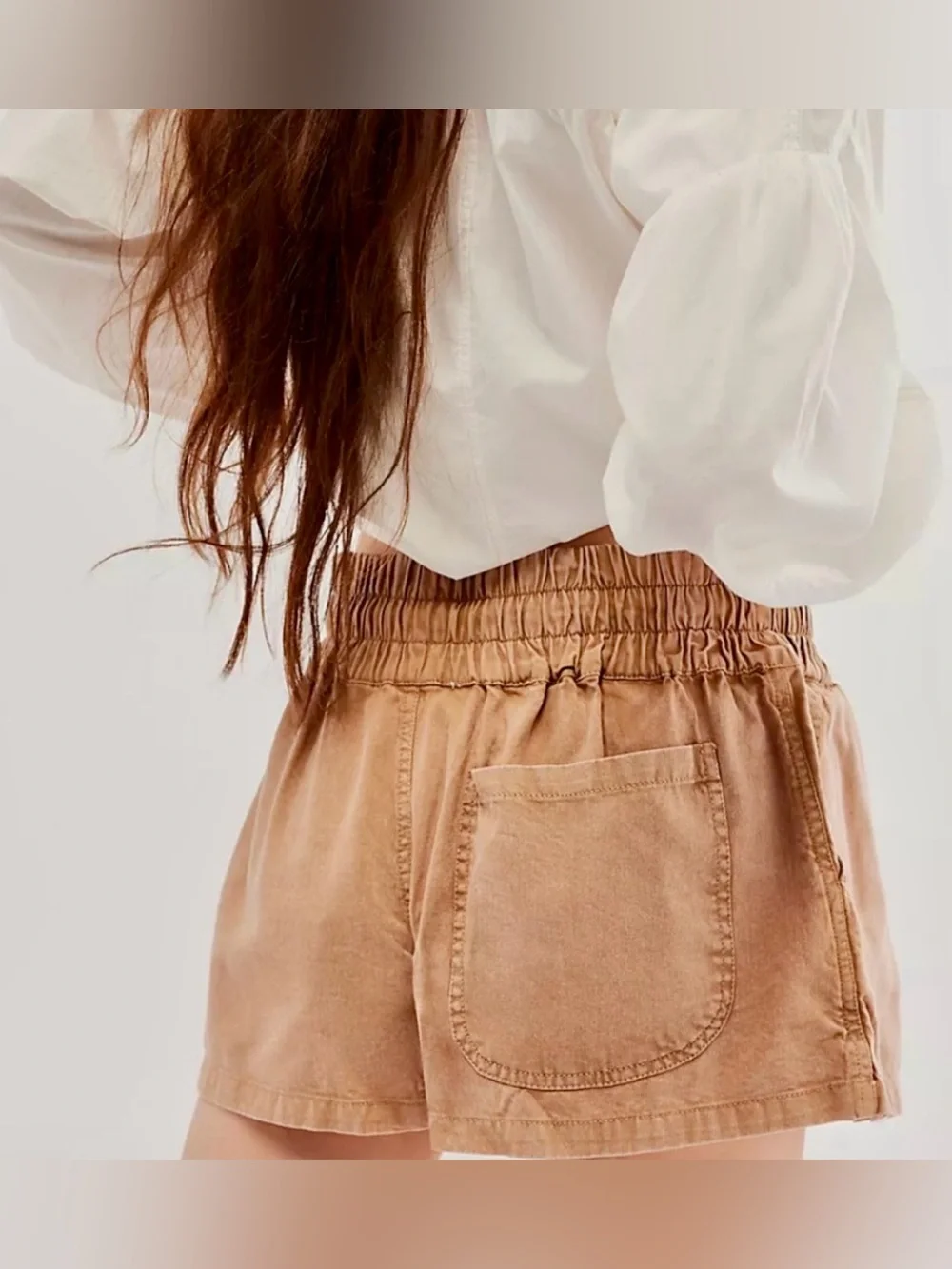Madeline Pull On Drawstring Mini Skort